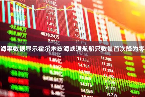 海事数据显示霍尔木兹海峡通航船只数量首次降为零